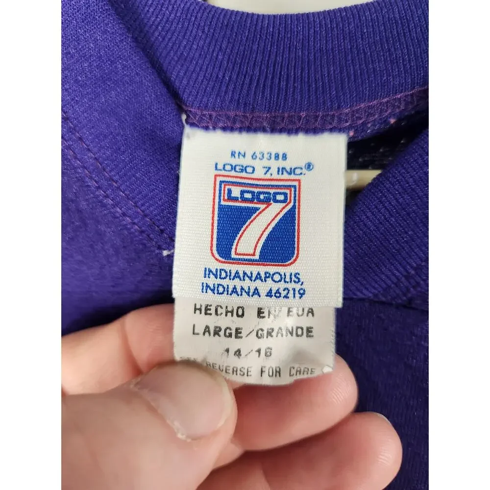 Vintage 90s Minnesota Vikings Brad Johnson Jersey youth large